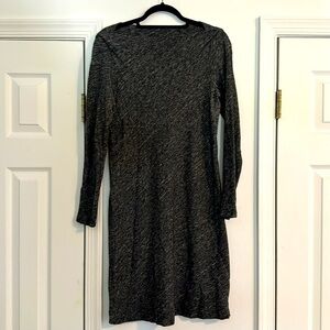 Eileen Fisher knee length sweater dress. Boat neck. size S/P